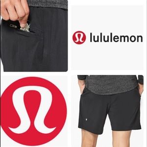 Men's LULULEMON linerless short Size M Black
